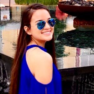 RayBan’s Blue Polarized Sunglasses.